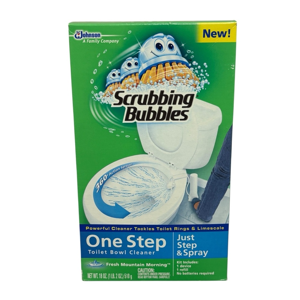 NEW Scrubbing Bubbles One Step Toilet Bowl Cleaner Fresh Mountain Morning